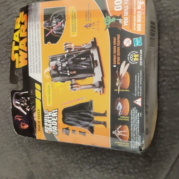 Star Wars Revenge of the Sith REBUILD DARTH VADER Hasbro 2005 SEALED - Picture 5 of 5